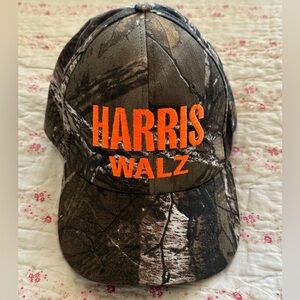 Camo hat, Harris Walz 2024